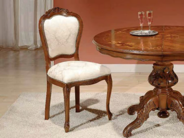 35TH ANNIVERSARY SE 266 - Medallion upholstered wooden chair by SCAPPINI & C - view 2